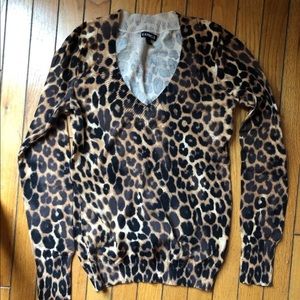 Leopard print Express sweater